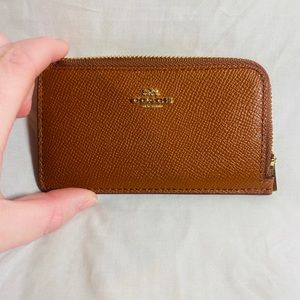 Coach Corner Zip Card Holder